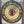 Load image into Gallery viewer, Unique 32" Round Leaded Textured Stained Glass Window in Wood Frame GA9521