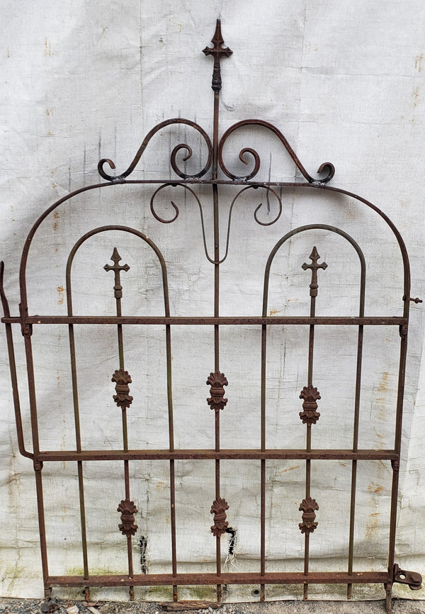Gothic Style Wrought Iron Gate 31 1/2" Wide x 39" Tall GA9525