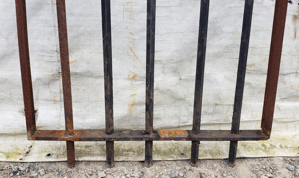 Wrought Iron Gate with Fleur De Lis Finials 28" W x 59 1/2" T GA9528