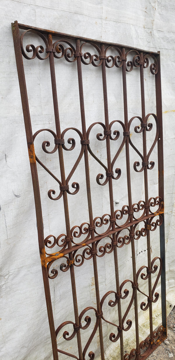 Wrought Iron Gate Panel  66" Tall x 31 1/2" Wide  GA9534
