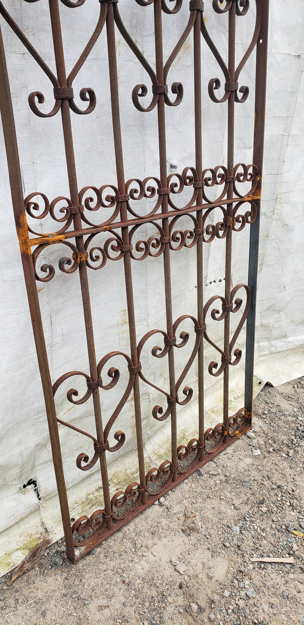 Wrought Iron Gate Panel  66" Tall x 31 1/2" Wide  GA9534