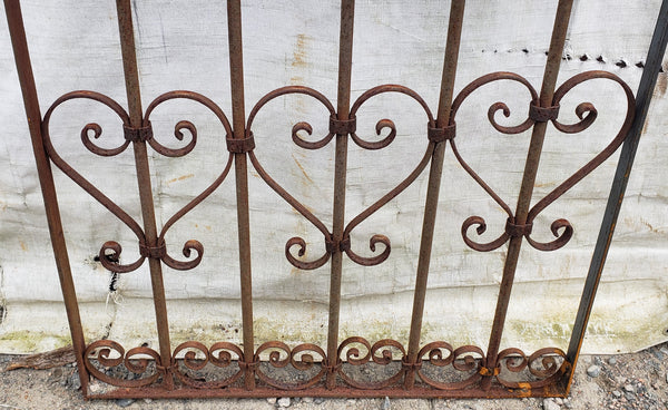 Wrought Iron Gate Panel  66" Tall x 31 1/2" Wide  GA9534