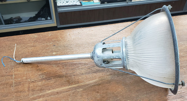 12" Round High Bay Industrial Halophane Light Fixture GA9542