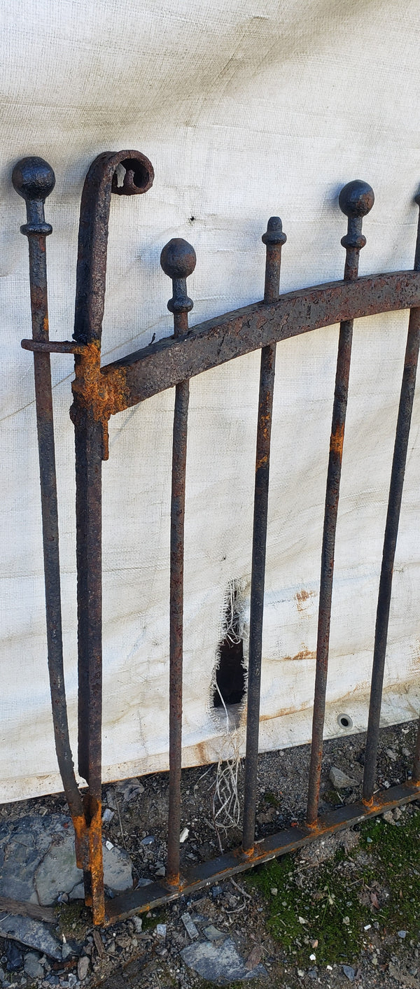 Arch Top Wrought Iron Yard or Garden Gate 36 1/2" Wide by 30" Tall GA9593