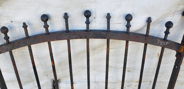 Arch Top Wrought Iron Yard or Garden Gate 36 1/2" Wide by 30" Tall GA9593