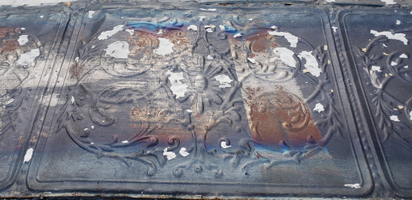 Ceiling Tin Salvaged from Church in D.C.  2' x 8'  GA9615 - 90 Panels in Stock
