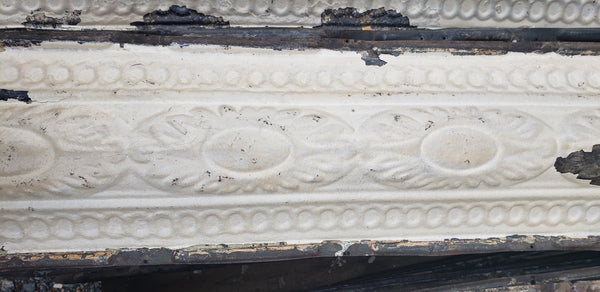 Curved Ceiling Tin Salvaged from Church in D.C.  25" x 7" GA9617 188 In Stock