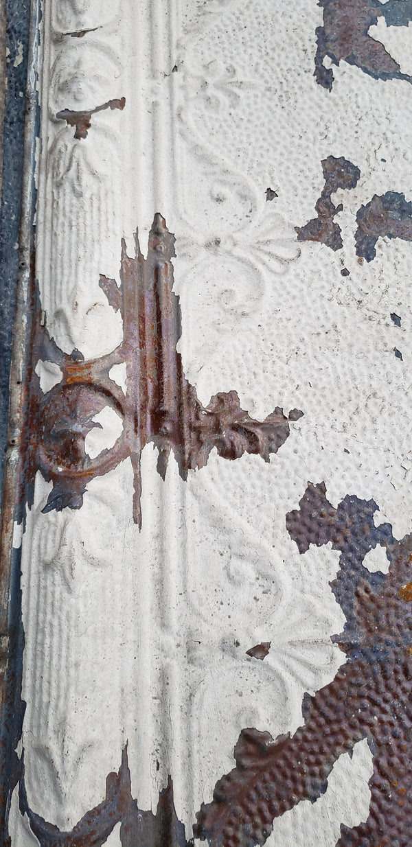 Ceiling Tin Salvaged from Church in D.C.  18" x 48" GA9623 - 10 Panels in Stock