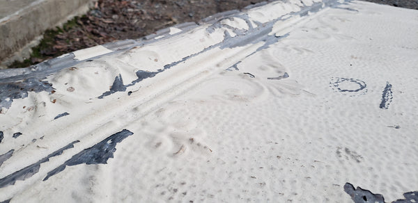 Ceiling Tin Salvaged from Church in D.C.  18" x 48" GA9623 - 10 Panels in Stock