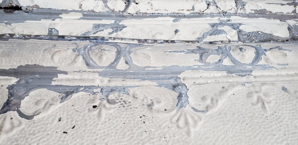 Ceiling Tin Salvaged from Church in D.C.  18" x 48" GA9623 - 10 Panels in Stock