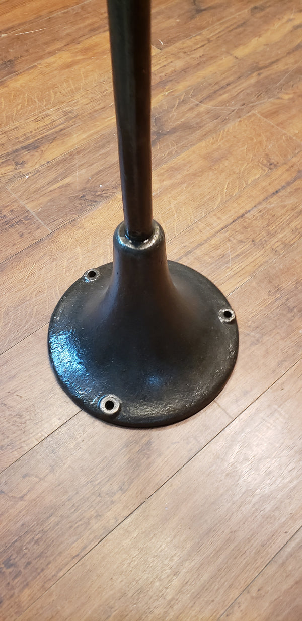 Freestanding Adjustable Lollipop Mirror from Reclaimed Factory Steel Pole GA9624