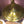 Load image into Gallery viewer, Art Nouveau 3 Light Brass Pan Chandelier with Reverse Painted Shades 15" x 15" GA10079
