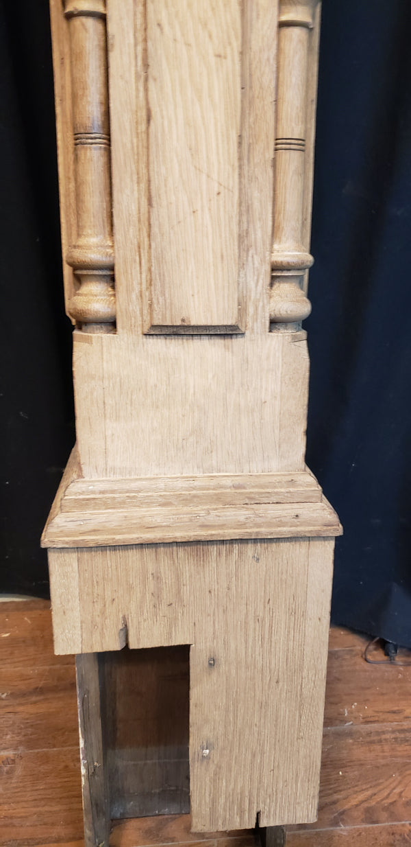 Newly Stripped Ornate Solid Walnut Newel Post 53 1/2" x 9" GA9678