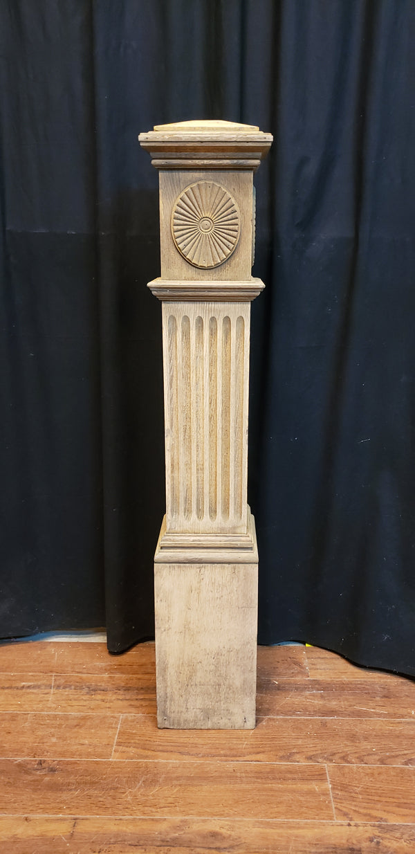 Restored Ornate Solid Oak Newel Post 44 3/4" by 7 3/4"  GA9700