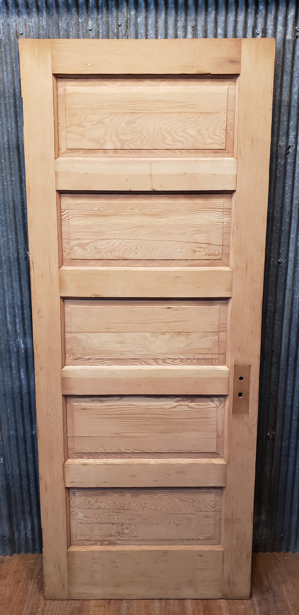 Restored 5 Panel Interior Door 31 3/4" Wide x 79 1/4" Tall GA9716