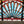 Load image into Gallery viewer, Arched Textured Stained Glass Window in Wood Frame 40" Tall by 70" Long GA9737