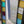 Load image into Gallery viewer, Multi Paned Textured Stained Glass Window 24" x 46 1/2" GA9757