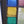 Load image into Gallery viewer, Multi Paned Textured Stained Glass Window 24&quot; x  45&quot; GA9759
