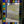 Load image into Gallery viewer, Multi Paned Textured Stained Glass Window 36" x 45 1/2" GA9761