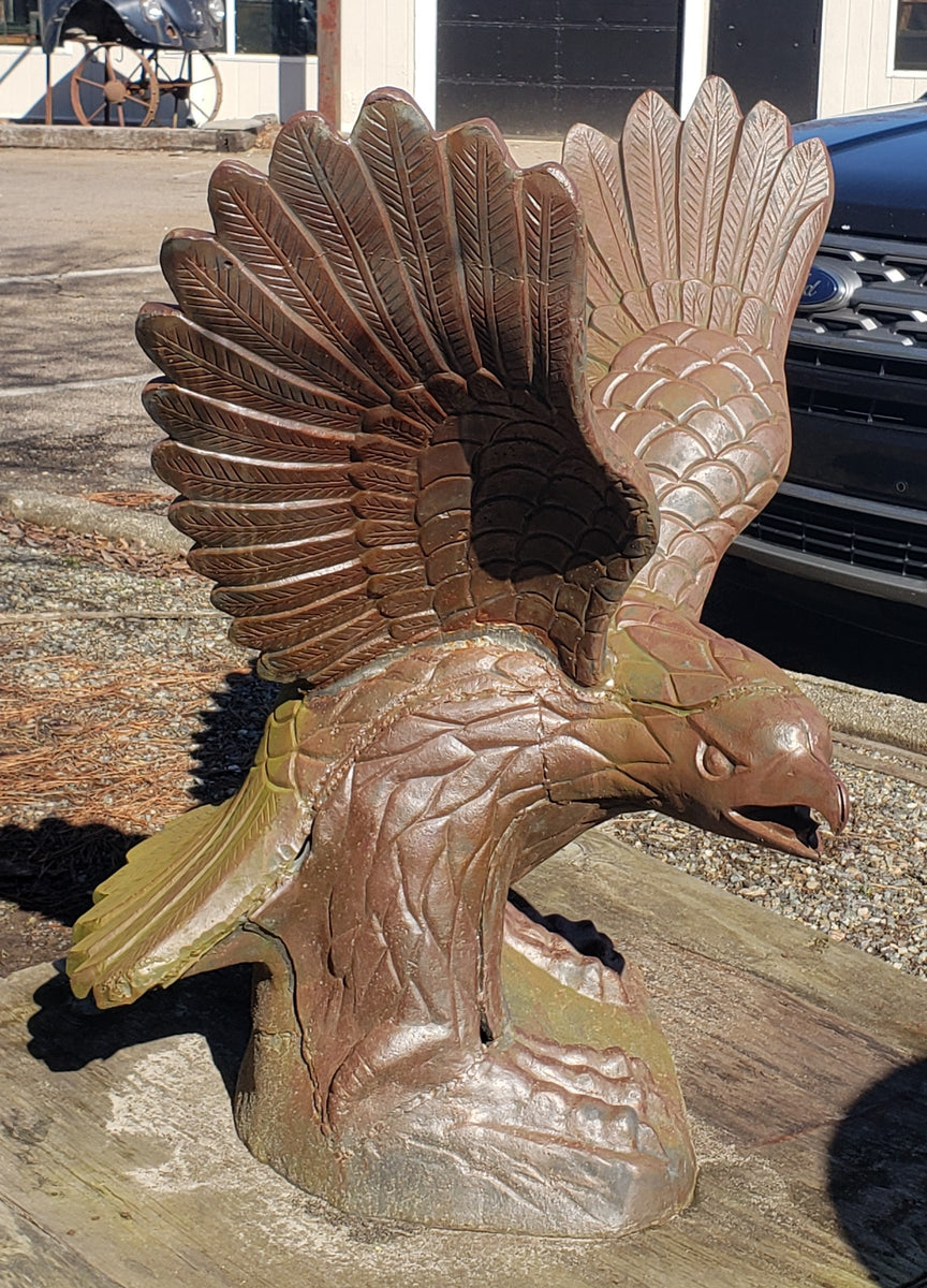 Ornate Cast Iron Eagle Statue 40" x 40" GA9770 Governor's