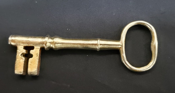 Restored Right Side Carpenter Rim Lock Set #60 with Keeper and Key GA9800
