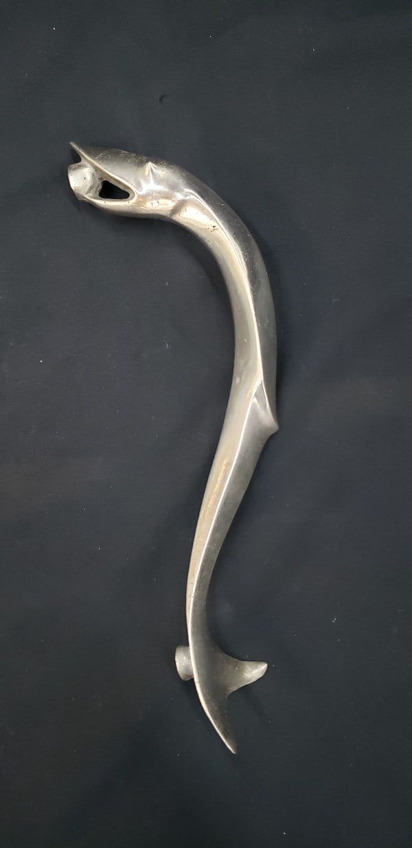 Hand Forged Solid Brass Ocean Fish Designed Cabinet Hardware Signed GA9815