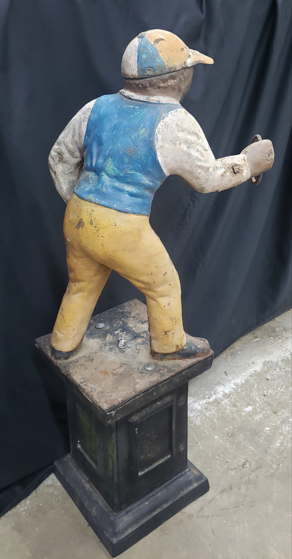 Early 1900's Cast Iron Lawn Jockey GA9833