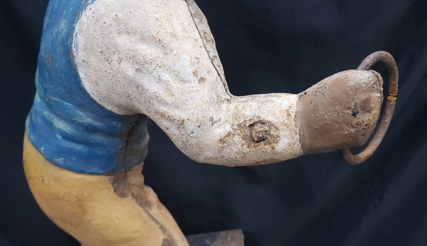 Early 1900's Cast Iron Lawn Jockey GA9833