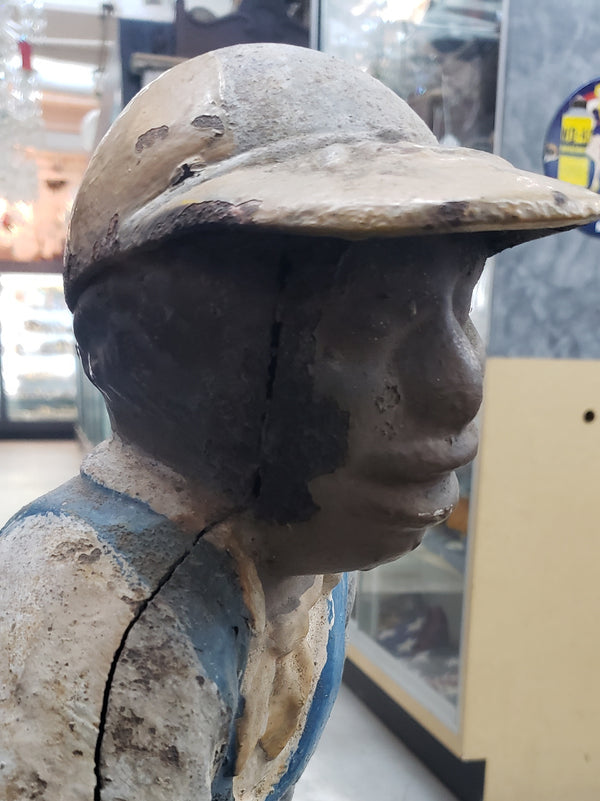 Early 1900's Cast Iron Lawn Jockey GA9833