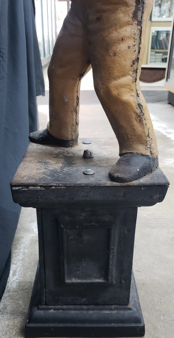 Early 1900's Cast Iron Lawn Jockey GA9833
