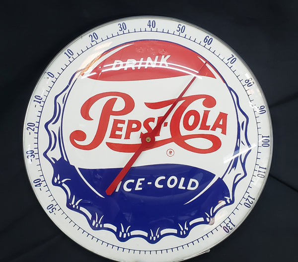 Vintage "Drink Pepsi Cola Ice-Cold" Wall Thermometer GA9849