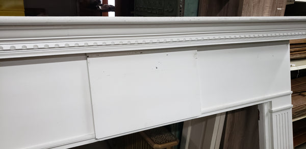 Fireplace Mantel with Fluted Sides & Gingerbread Trim 78" w x 58"  GS00006