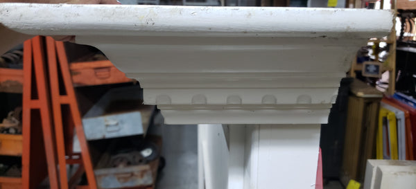 Fireplace Mantel with Fluted Sides & Gingerbread Trim 78" w x 58"  GS00006