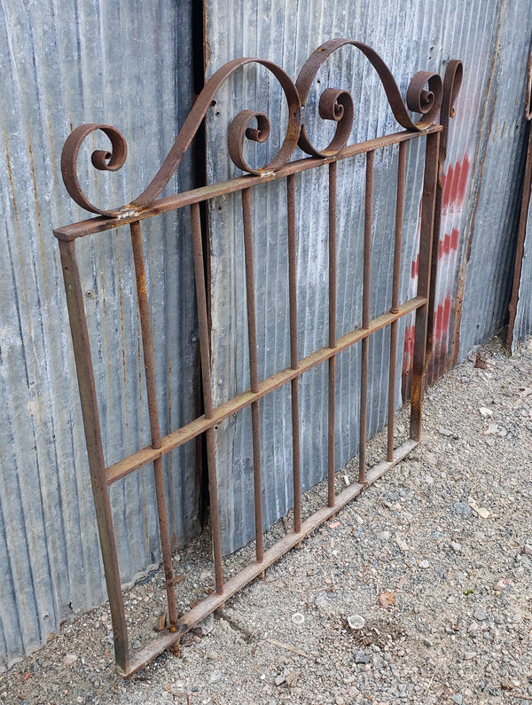 Wrought Iron Gate with Side Latch Bar 37" W x 37" T GS00071