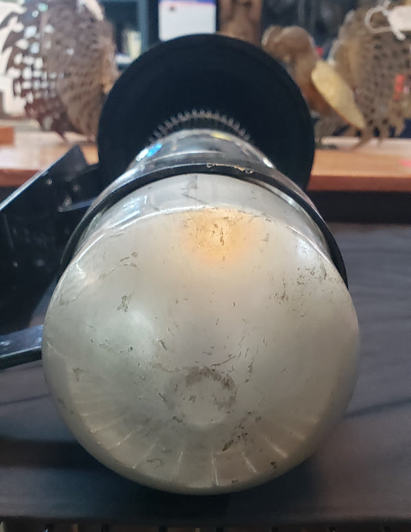 Vintage C & O Railroad Wall Mounted Oil Lamp 20" x 5" GS00094