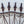 Load image into Gallery viewer, Wrought Iron Gate w/ Arrow Point Finials & Butterflies 28 3/4" W x 42" T GS00105