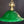 Load image into Gallery viewer, Pair of Large Green & White Cased Pendant Lights with Brass Trim GS00127