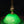Load image into Gallery viewer, Pair of Large Green & White Cased Pendant Lights with Brass Trim GS00127