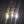 Load image into Gallery viewer, Art Nouveau Iron Brass & Copper 3 Light Chandelier 16" x 12" GS00128