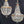 Load image into Gallery viewer, Pair of Matching Large & Small Faceted Crystal Prism Chandeliers GS00130