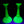 Load image into Gallery viewer, Rare Green Vaseline Uranium Candle Stick Holders in Sharp Diamond Motif GS00162