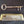 Load image into Gallery viewer, 1700's Solid Brass Double Throw Rim Lock Set w/ Key  6 7/8" x 3 3/4" GS00192