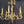 Load image into Gallery viewer, Stunning Spanish 6 Light Brass Chandelier 25" Tall x 24" Round GS00207
