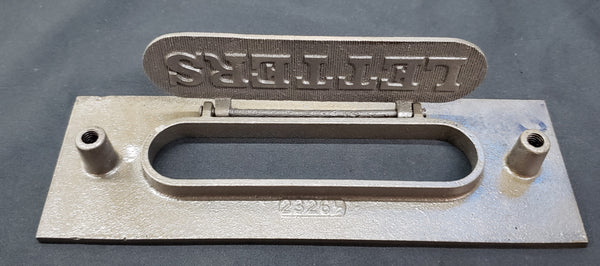 Reproduction Art Nouveau Cast Iron Letter Slot 7" Wide by 2 1/4" Tall GS00219