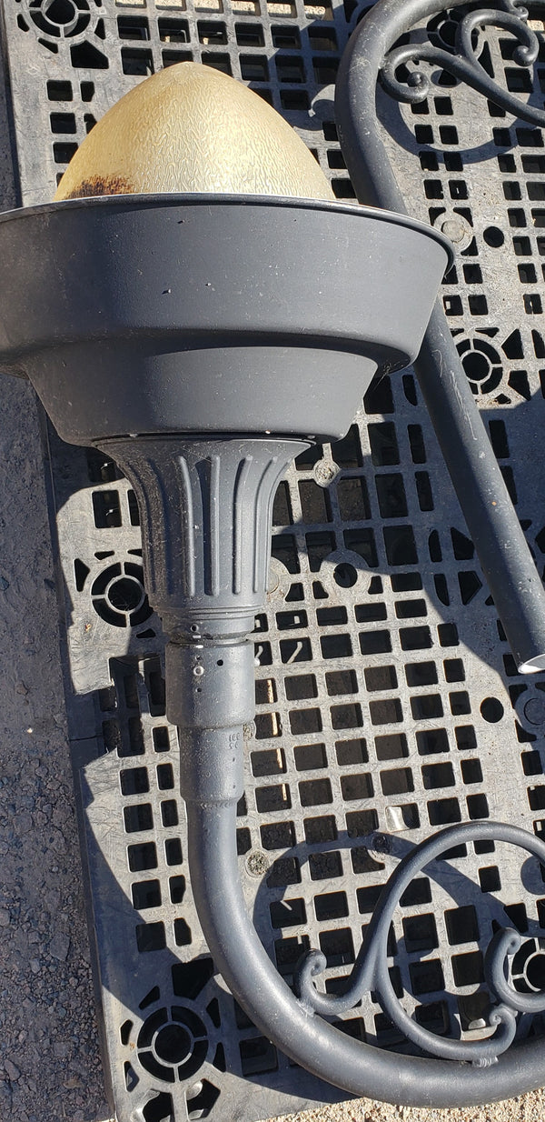 Pair of Exterior Building/Home or Landscaping Lights on Curved Poles GS00225