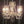 Load image into Gallery viewer, Restored 5 Light Crystal Chandelier with Fluted Shades 22" x 18" GS00224
