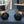 Load image into Gallery viewer, Restored Pair of Eastlake Mortice Lock Sets in Red Brass w/ 12 Point Black Glass Knobs GS00226