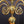 Load image into Gallery viewer, Vintage John Scott Brass Chandelier w/ Choice Shades 34" x 31" GS00261