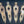 Load image into Gallery viewer, 4 Brass Art Nouveau Door Knob Backplates w/ Key Holes 6 3/4" x 1 3/4" GS00285