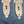 Load image into Gallery viewer, 4 Brass Art Nouveau Door Knob Backplates w/ Key Holes 6 3/4" x 1 3/4" GS00285